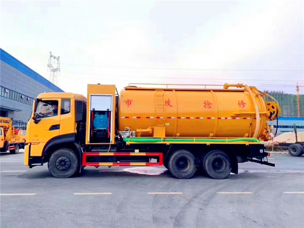 东风天龙22方大型市政抢修车