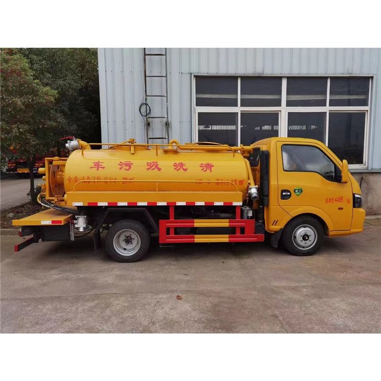 东风途逸3方小型清洗吸污车